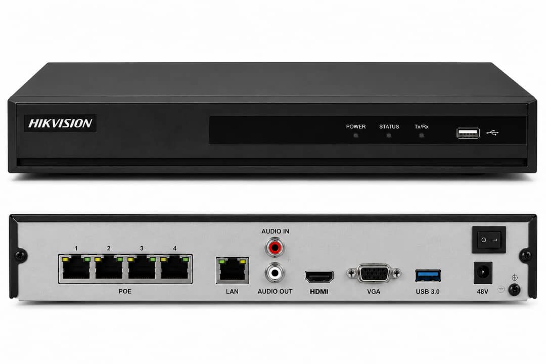 NVR Hikvision 4 Ports